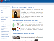 Tablet Screenshot of cartasdeamorparael.es
